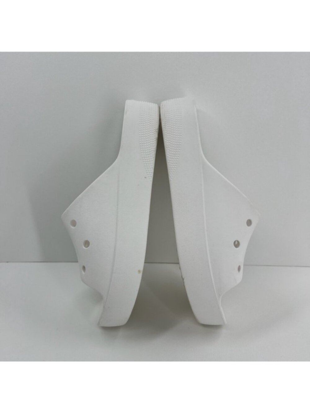 Crocs Classic Platform Slide Sandals Women US 9 Lightweight Chunky Slip On White - Picture 6 of 13